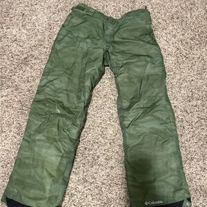 Columbia Forest Green Snow Pants